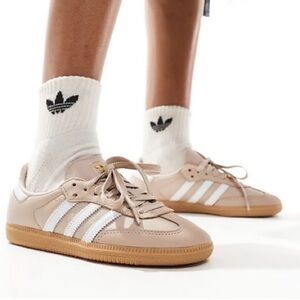 Adidas Samba OG Sneaker in Wonder Taupe - Size 7